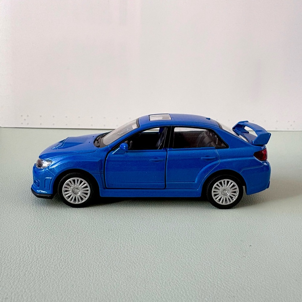 Diecast Aloy 2010 Subaru WRX STI Blue
